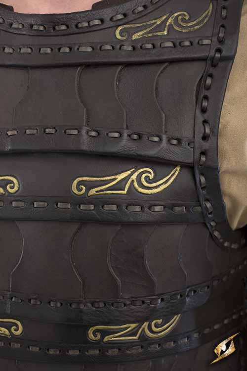 Celtic Leather Armour Lamellar Black - Image 3
