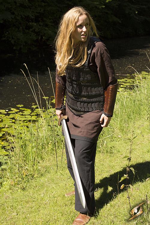 Celtic Leather Armour Lamellar Black - Image 4