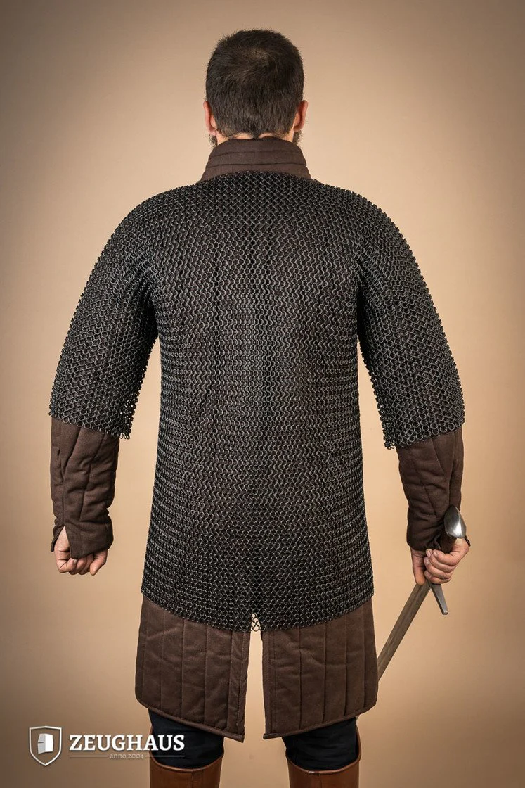 Chainmail Haubergeon Roundring 10mm Burnished - Image 5