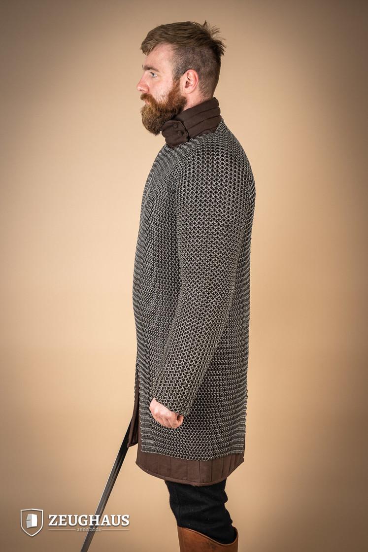 Chainmail Hauberk Roundring 9mm Steel Oiled - Image 4