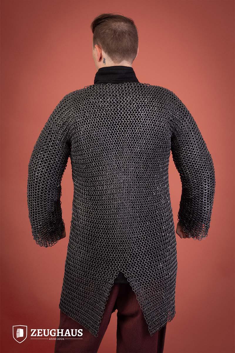 Chainmail Hauberk Roundring Riveted 10mm Aluminium - Image 3