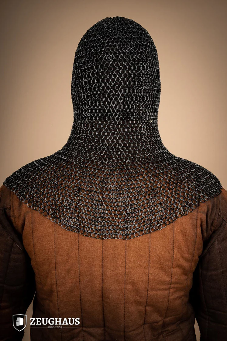 Chainmail Hood Roundring 10mm Burnished - Image 5
