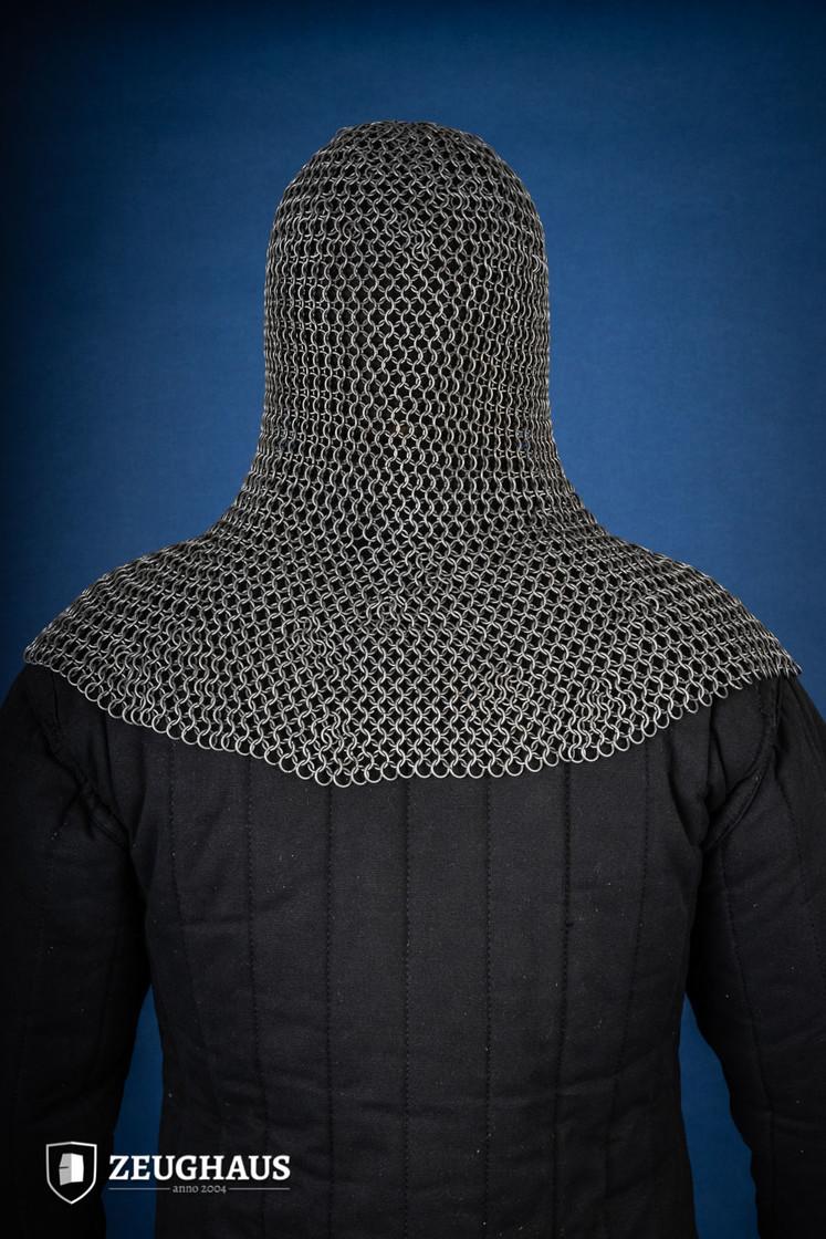 Chainmail Hood Roundring 9mm Steel Oiled - Image 4