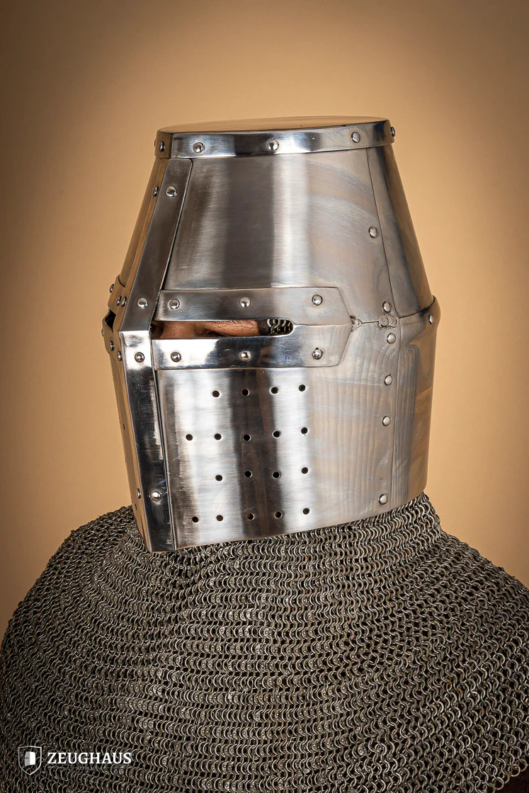 Crusader Great Helmet 1,6mm Polished - Image 3