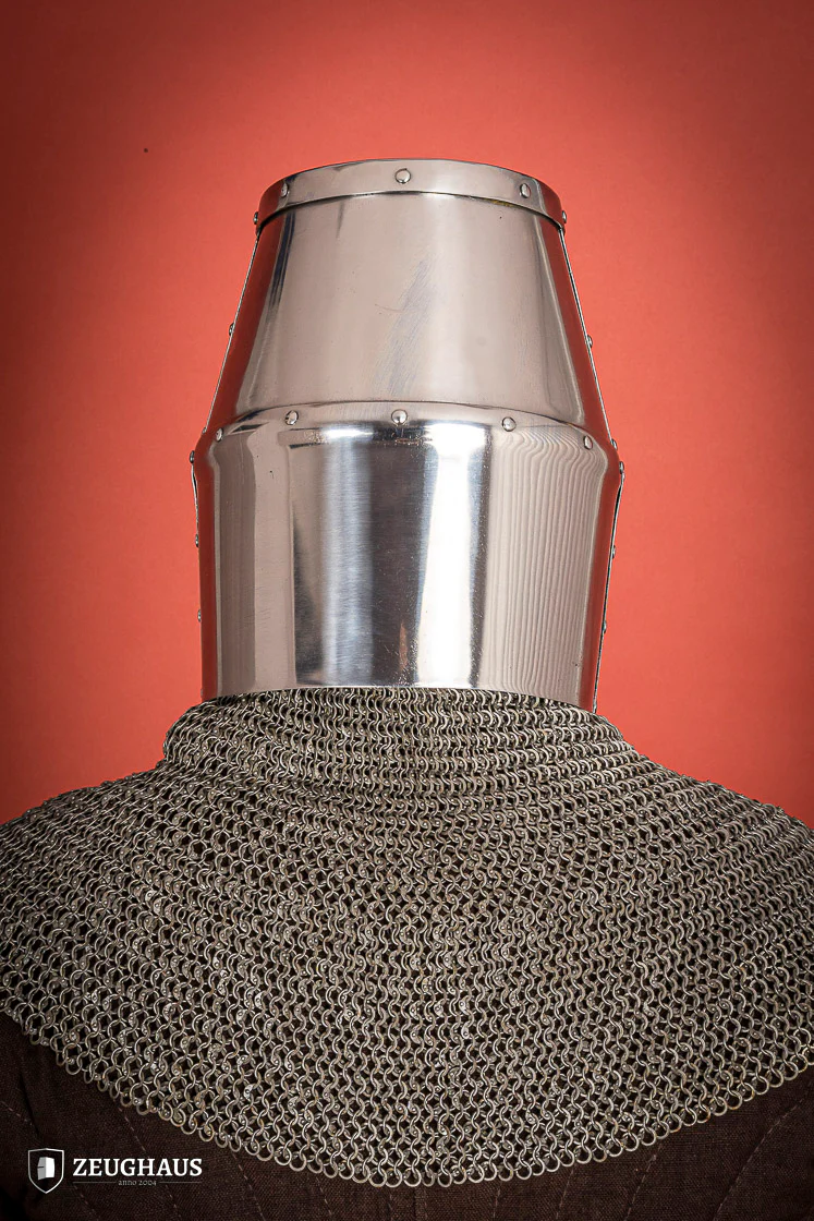 Crusader Great Helmet 1,6mm with Brass - Image 7