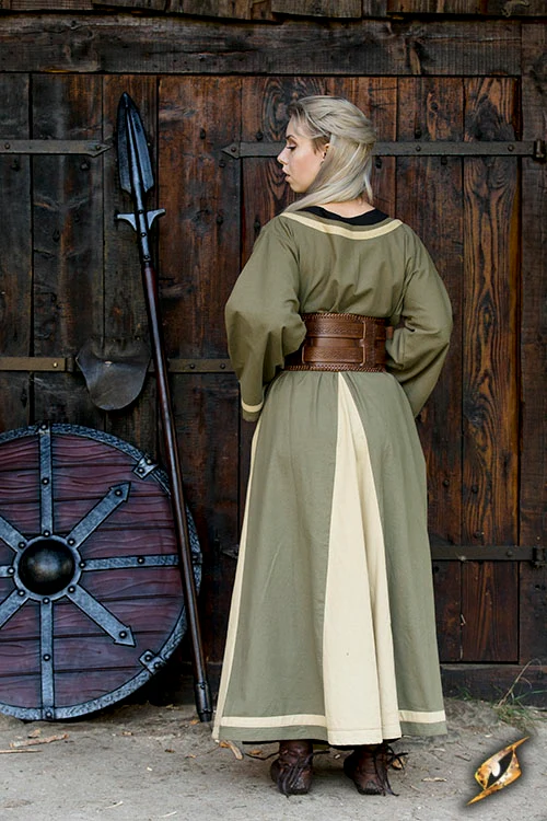 Dress Astrid Green/Beige - Image 2
