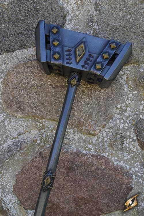 Dwarven Greathammer 152 cm Brown/Silver - Image 4