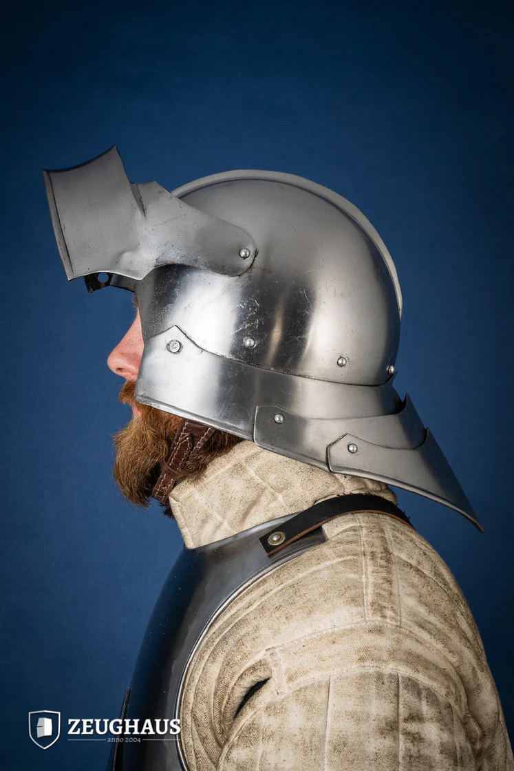 German Sallet Helmet 15th 1,6mm Polished - Image 3