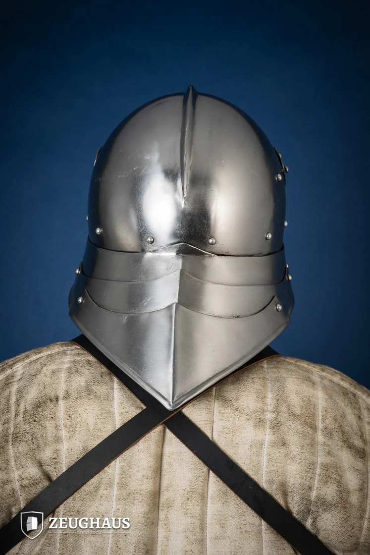 German Sallet Helmet 15th 1,6mm Polished - Image 4