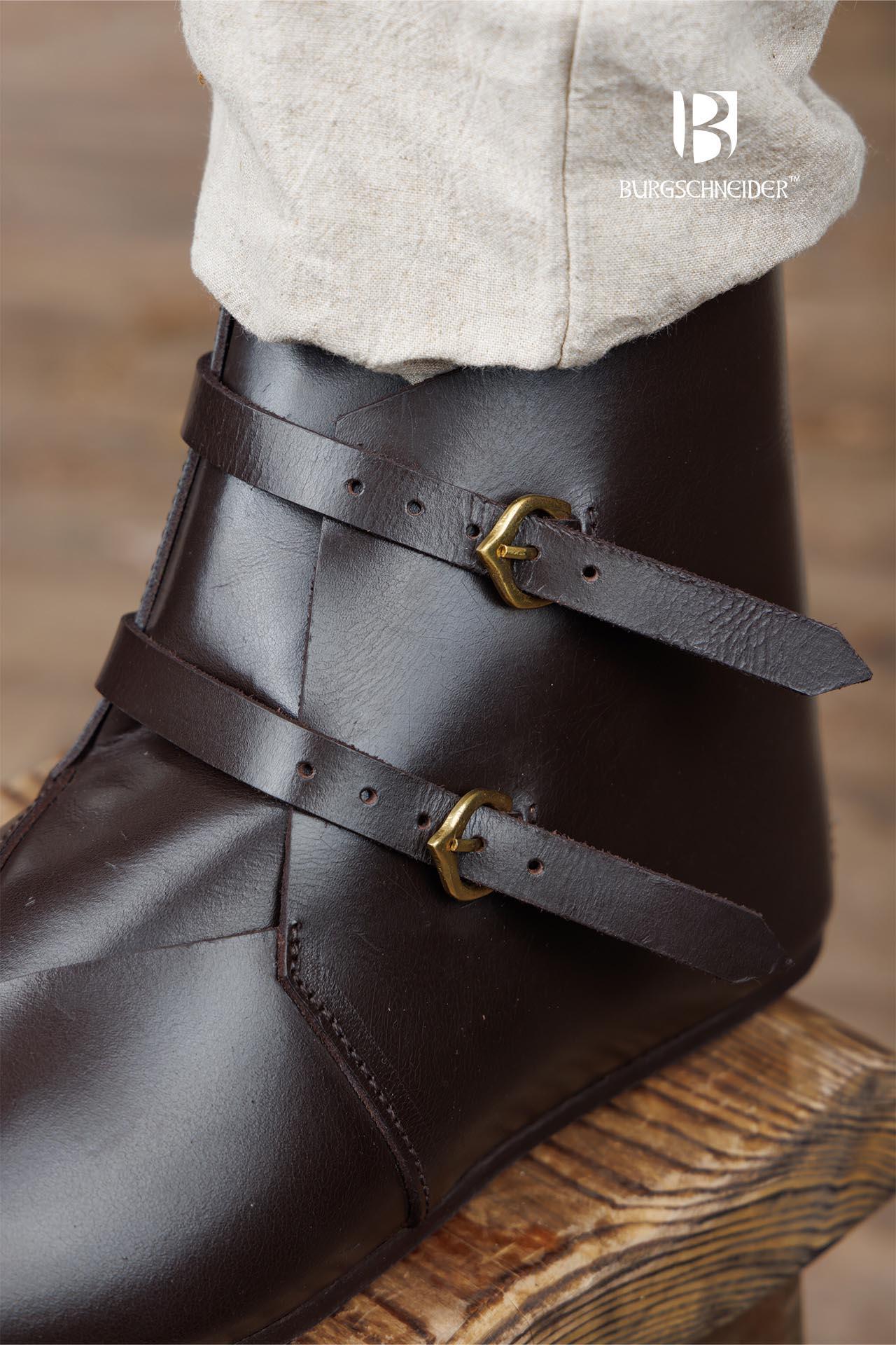 Medieval Half Boots Adelhelm Dark Brown - Image 3