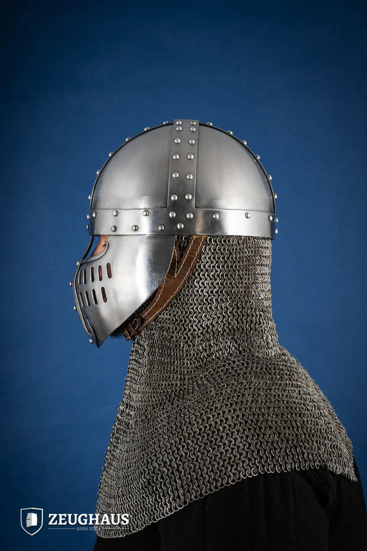 Norman Faceplate Spangenhelm 1,6mm Polished - Image 3