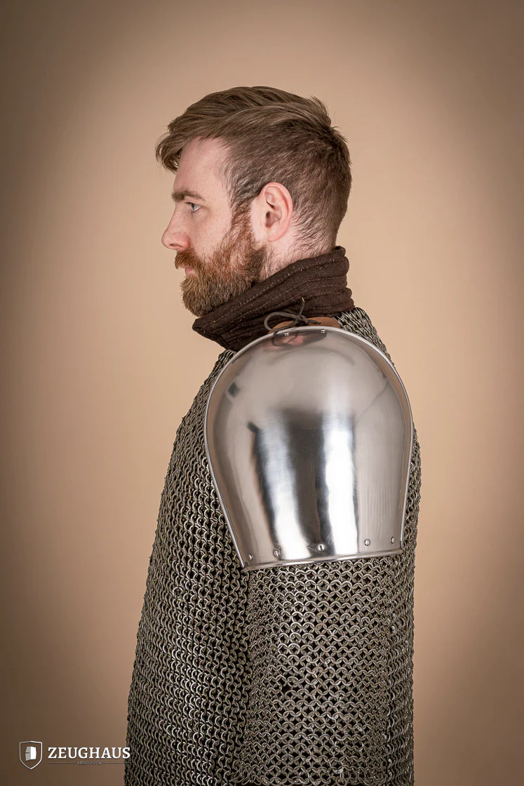 Pauldrons 1350-1425 1,6mm Polished - Image 3