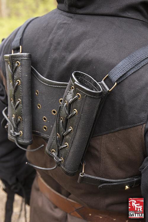 Ready for Battle Double Sword Harness Black - Image 4