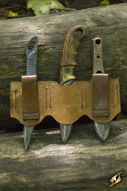 Rogue Holder Set (incl. Knives) Brown - Image 4