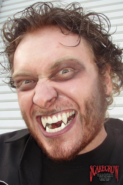 ScareCrow Werewolf Fangs White - Image 3