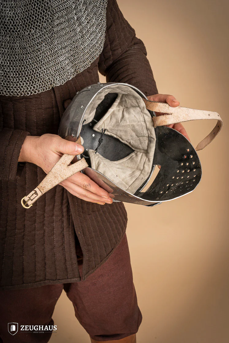 Spangenhelm with Facial 2mm Polished - Image 7